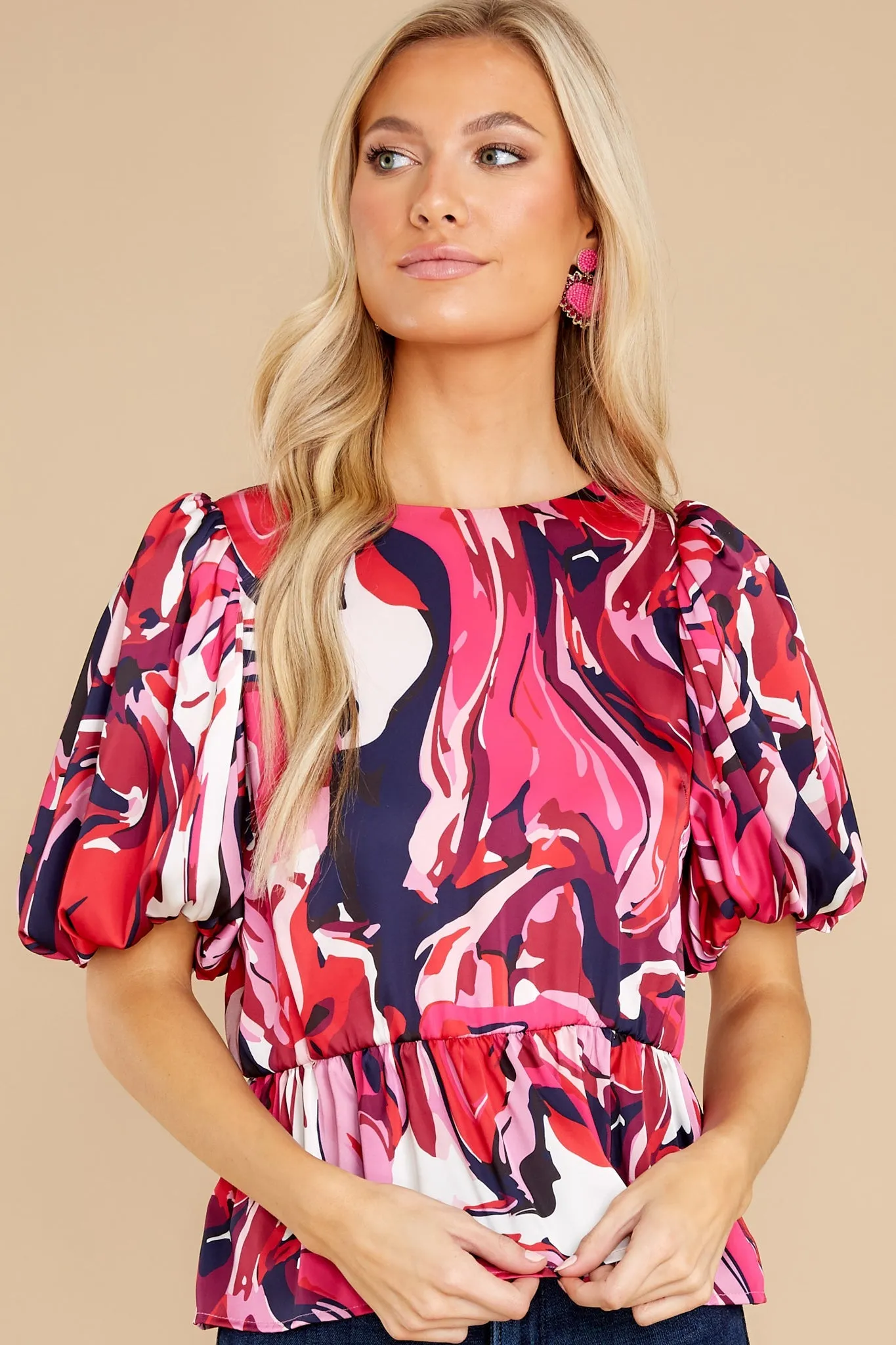 Angela Aspen Print Top