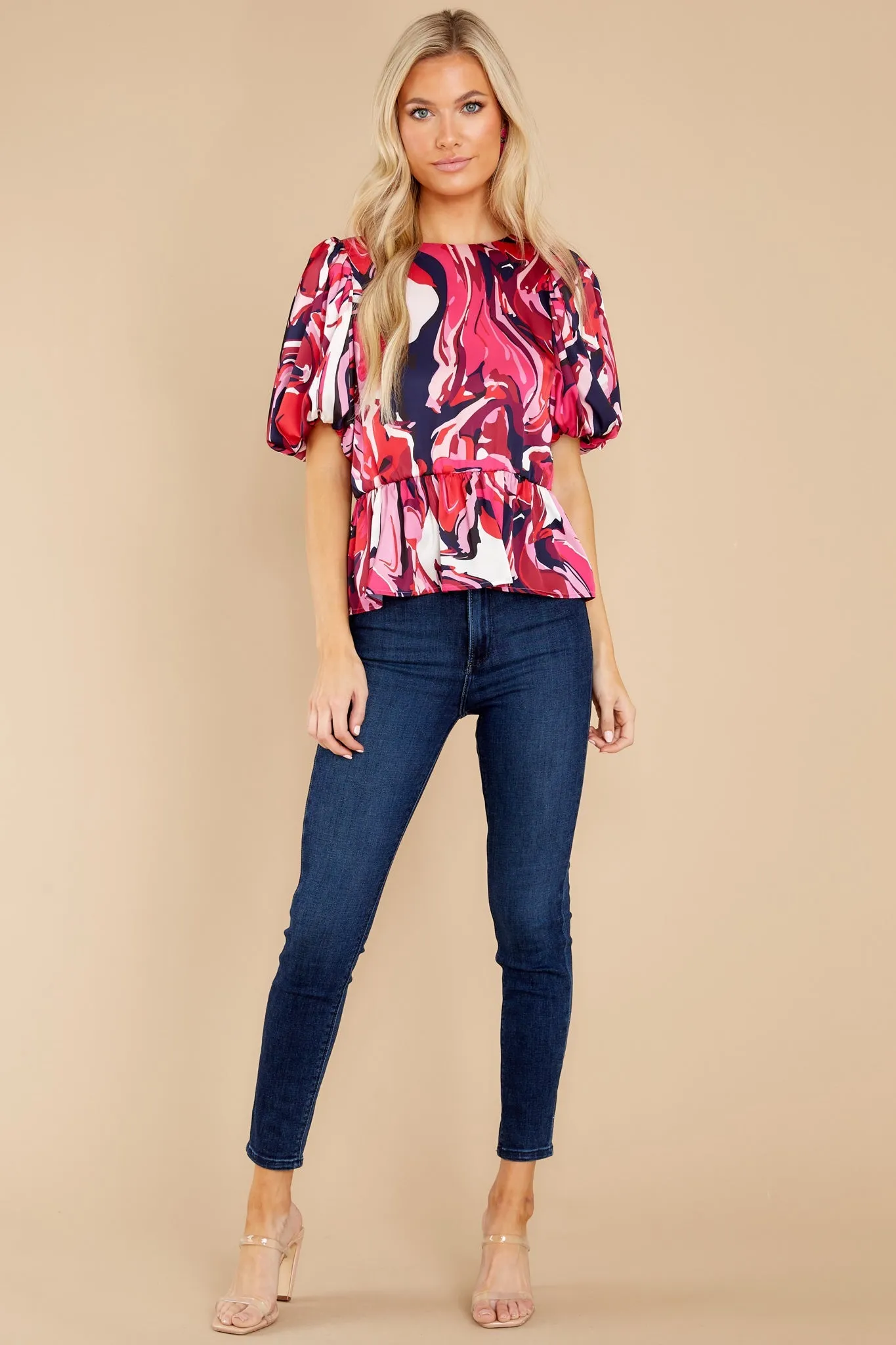 Angela Aspen Print Top