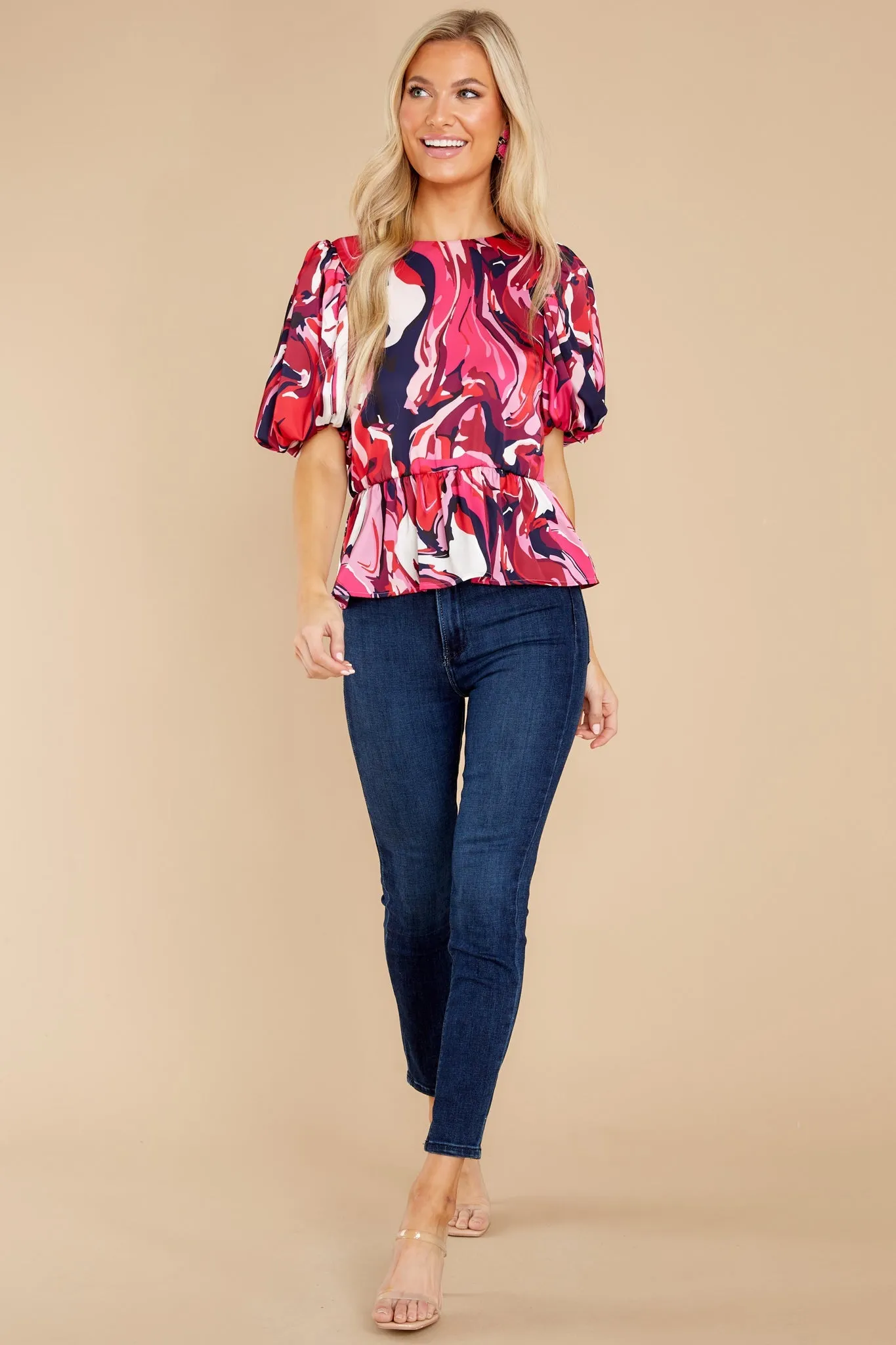 Angela Aspen Print Top