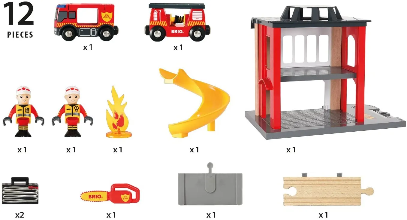 BRIO Rescue Fire Station 33833
