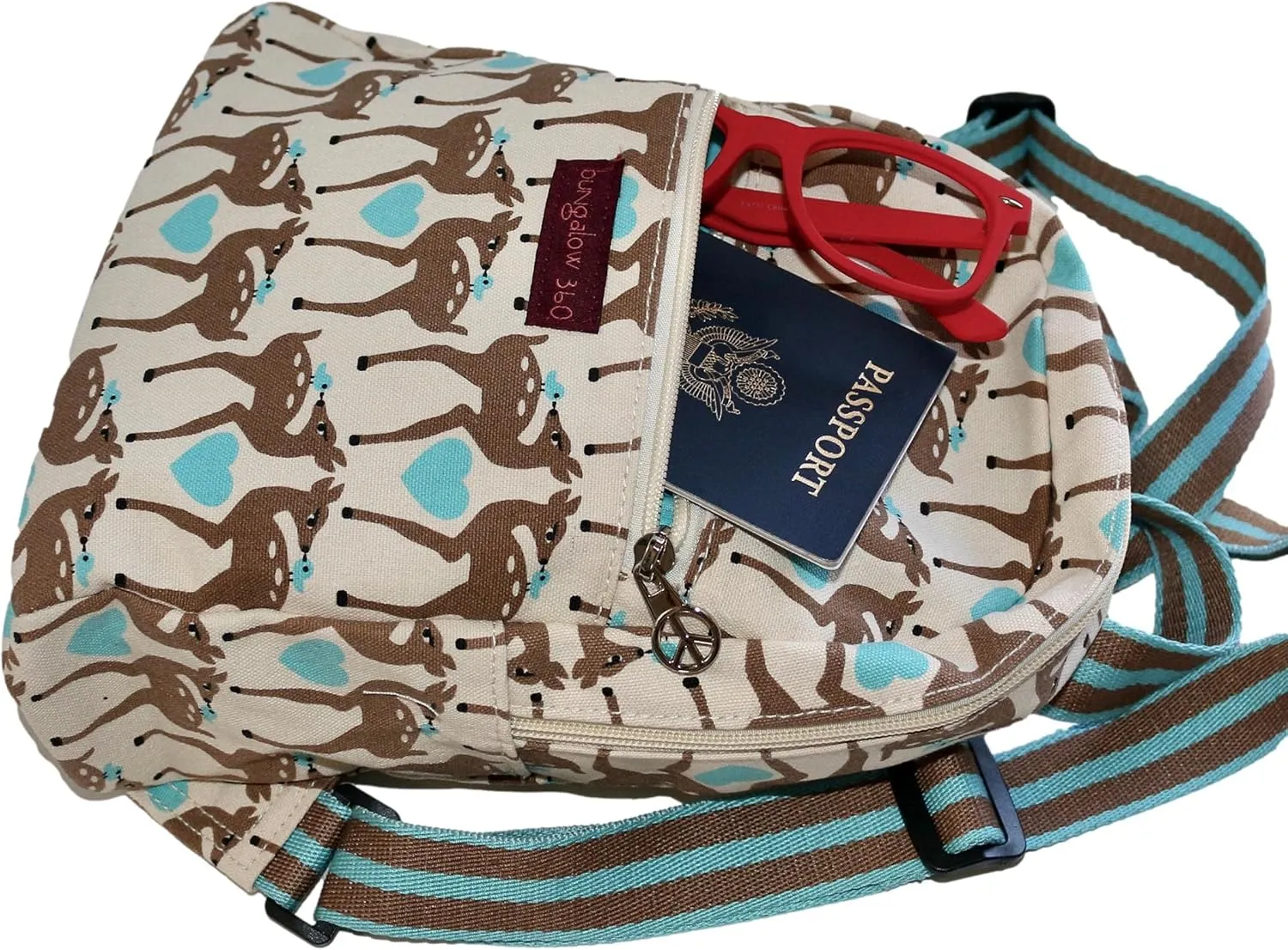 bungalow 360 Adult Mini Backpack (DEER, SMALL)