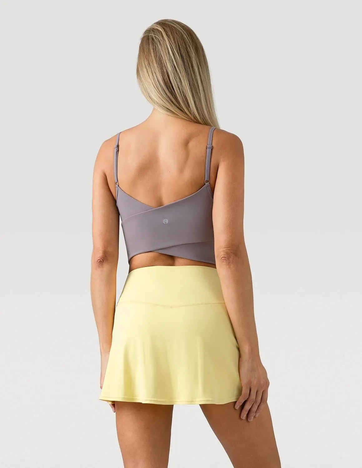 Colorfulkoala Dreamlux Skirts for Women High Rise Athletic Golf Tennis Skorts Built-in Shorts with Pockets