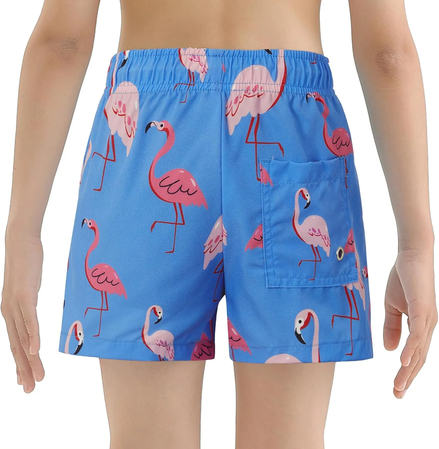 CULACCINO Boys Swim Trunks Boxer Brief Liner Anti Chafe Toddler Swim Shorts Boy Bathing Suit with Compression Liner 2-16T