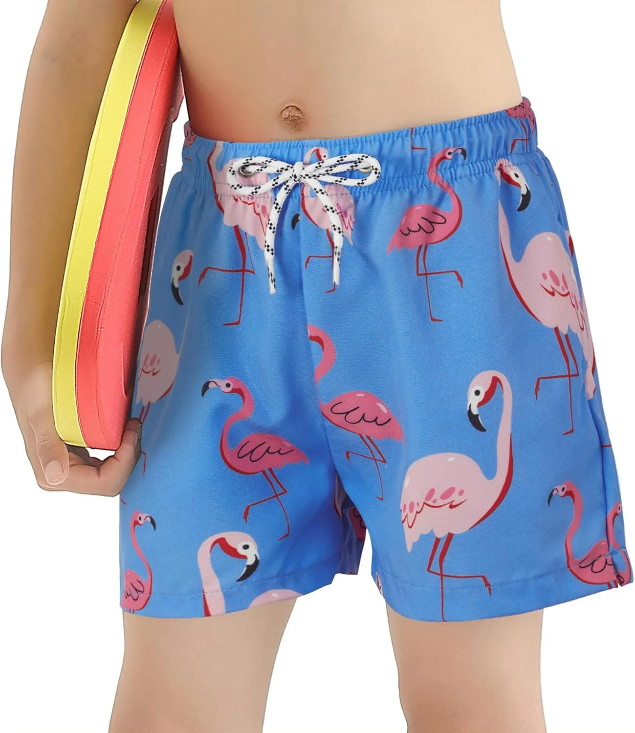 CULACCINO Boys Swim Trunks Boxer Brief Liner Anti Chafe Toddler Swim Shorts Boy Bathing Suit with Compression Liner 2-16T