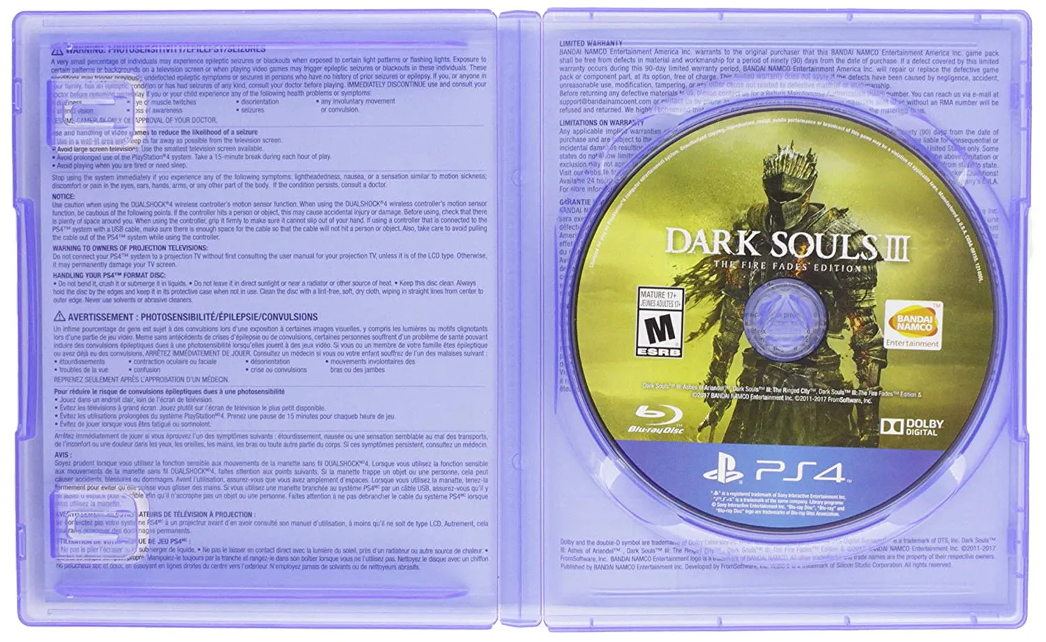 Dark Souls III - Fire Fades Edition (PS4)
