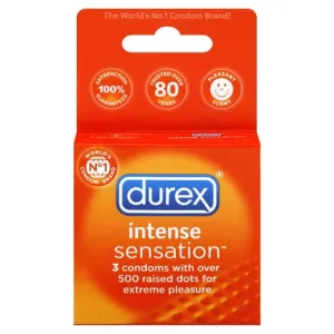 Durex Intense Condoms: Feel the Thrill with Playful Studs!