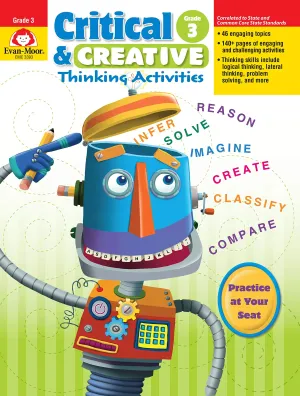 Evan-Moor Critical and Creative Thinking Activities, Grade 3