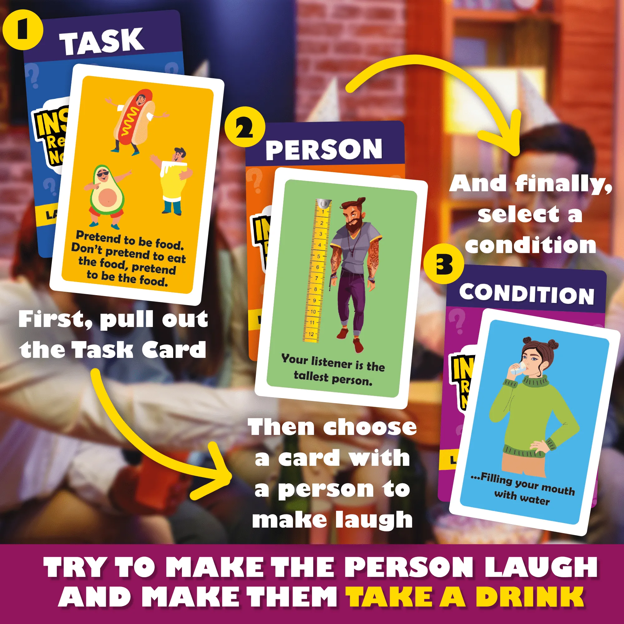 Freedom of Speech Funny Challenges Party Game for Adults