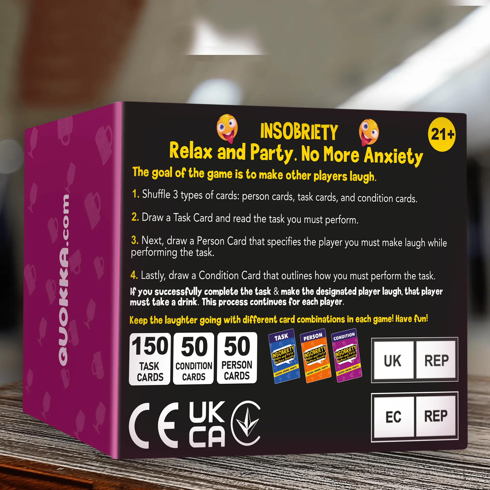 Freedom of Speech Funny Challenges Party Game for Adults