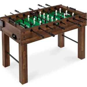 Full Size Regulation Foosball Table w/ 2 Balls, 2 Cup Holders - 54in