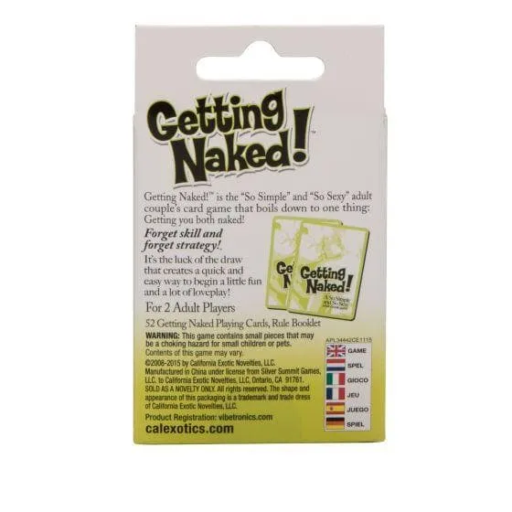 Getting Naked Fun Adult Couple's Erotic Card Game