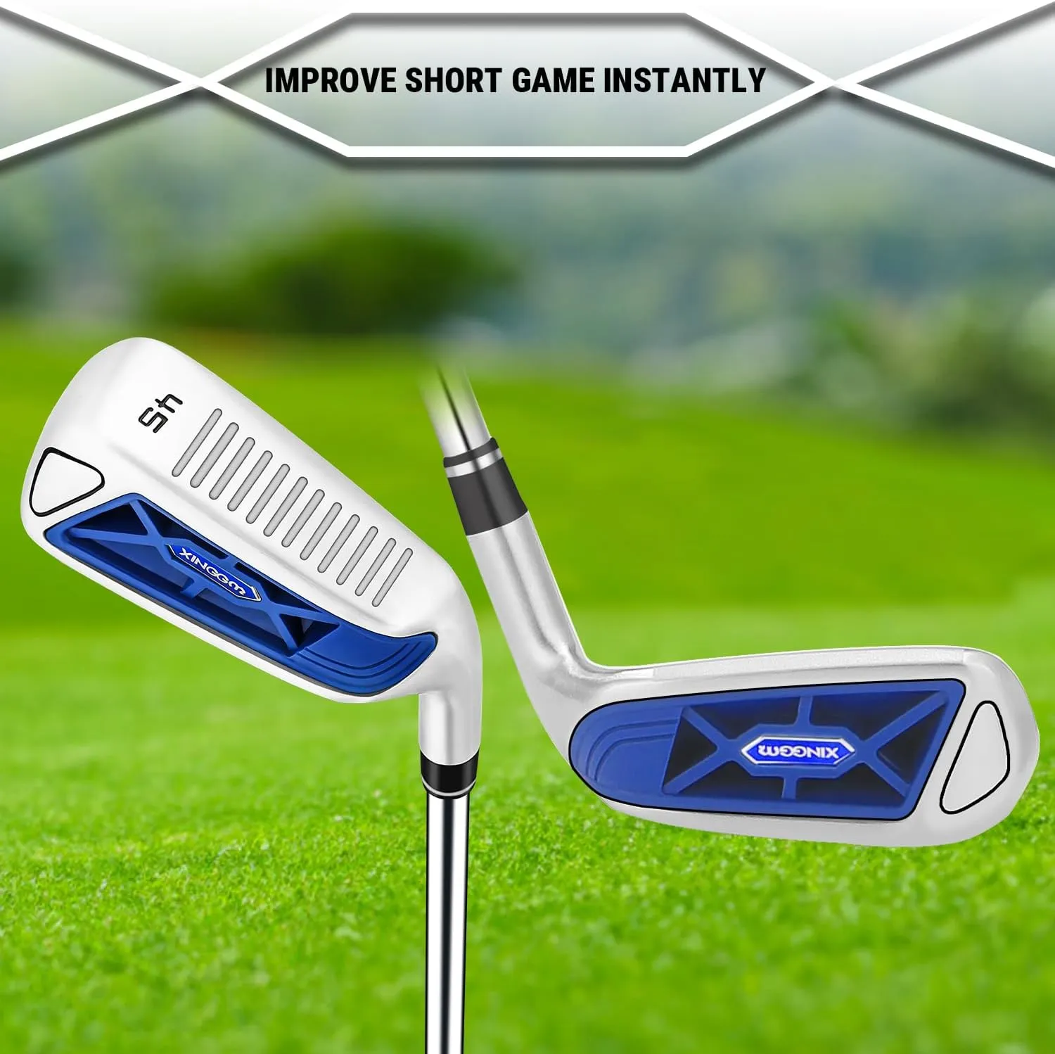 Golf Chipper Club for Men & Women Right Handed,35/45/55/60 Degree Pitching Wedges,Improve Your Short Game