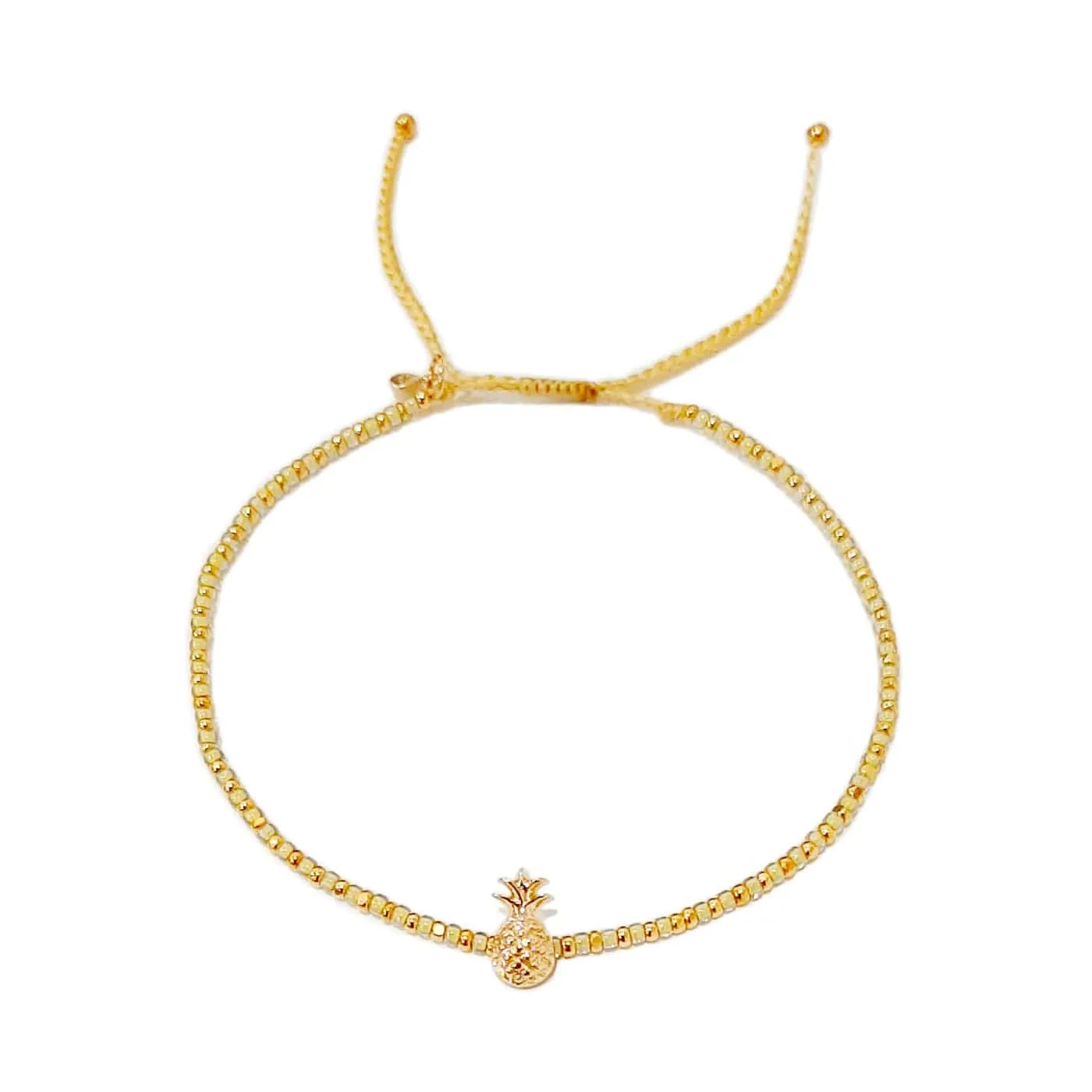 Handmade Bracelet With Pineapple Charm