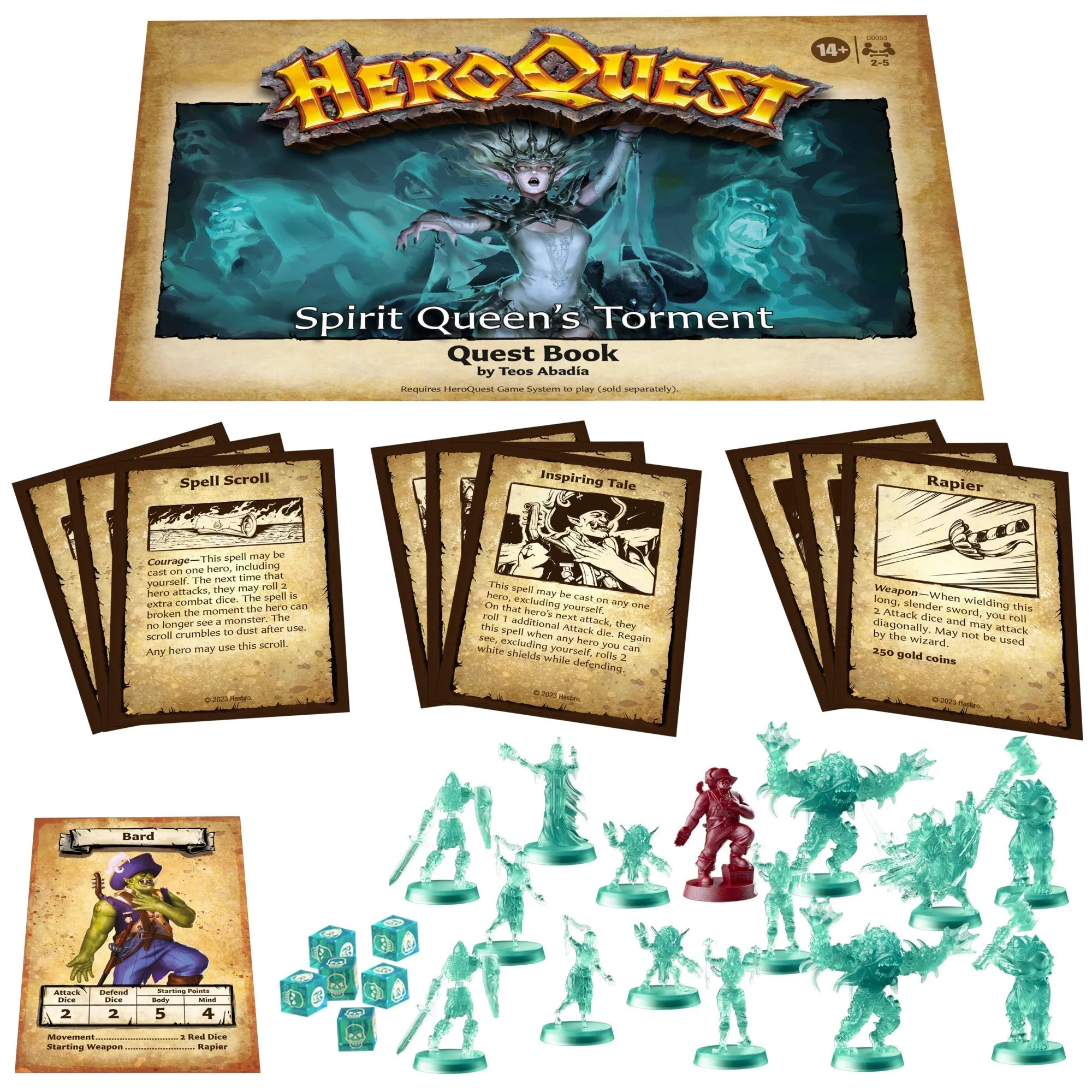 HeroQuest Spirit Queen's Torment Quest Pack French Version