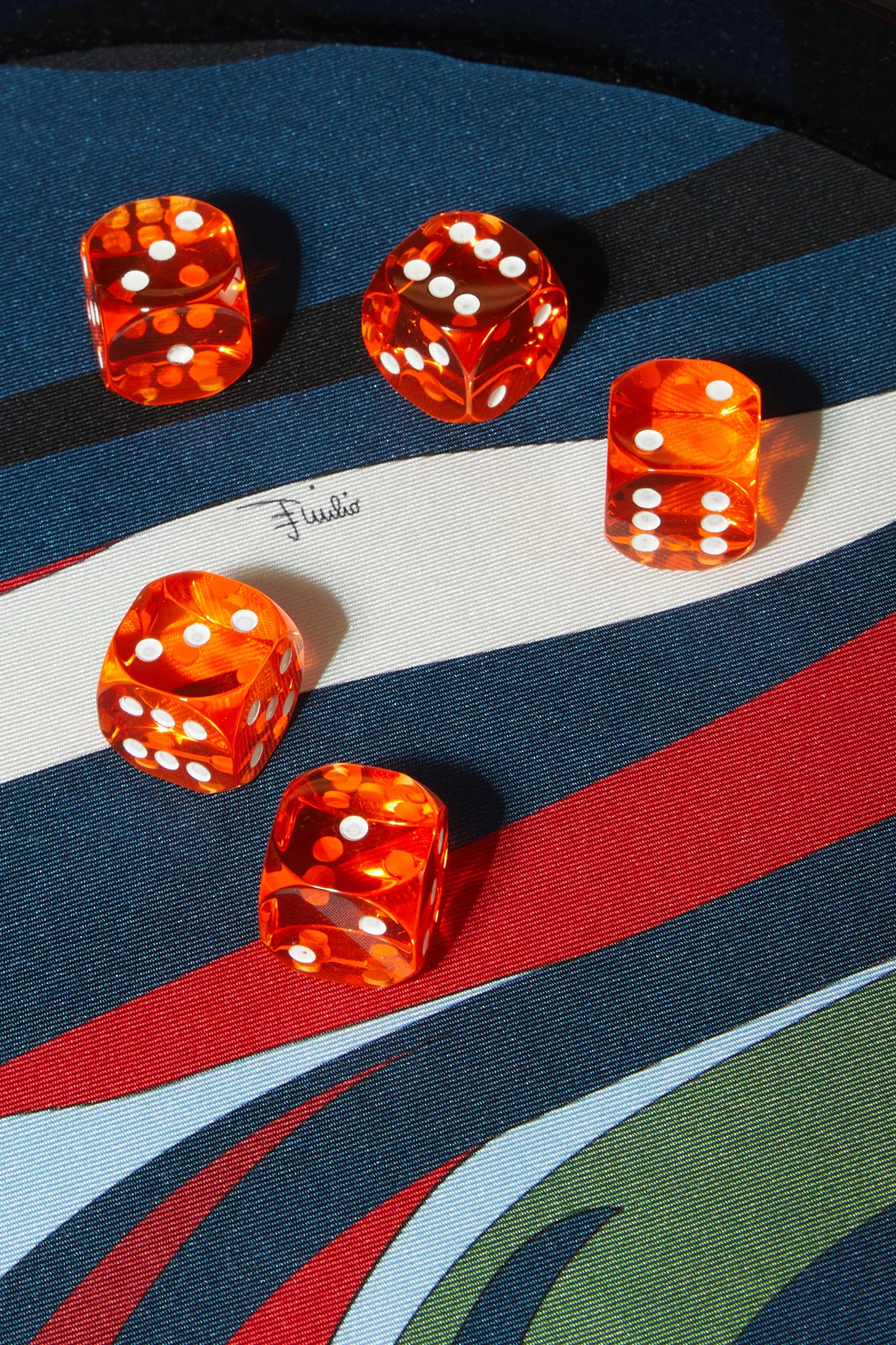Iride-Print Dice Board Set