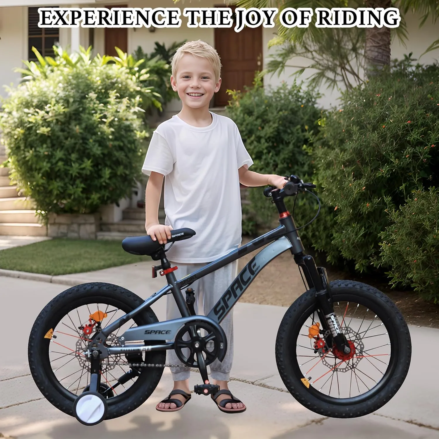 Kids Bike-18 20 Inch Bike for Boys and Girls Bicycle with Adjustable Seat and Handbrake, Bikes for Kids 7-13