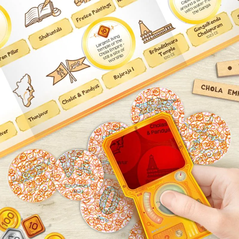 Mapology History Quest India-Dice Game