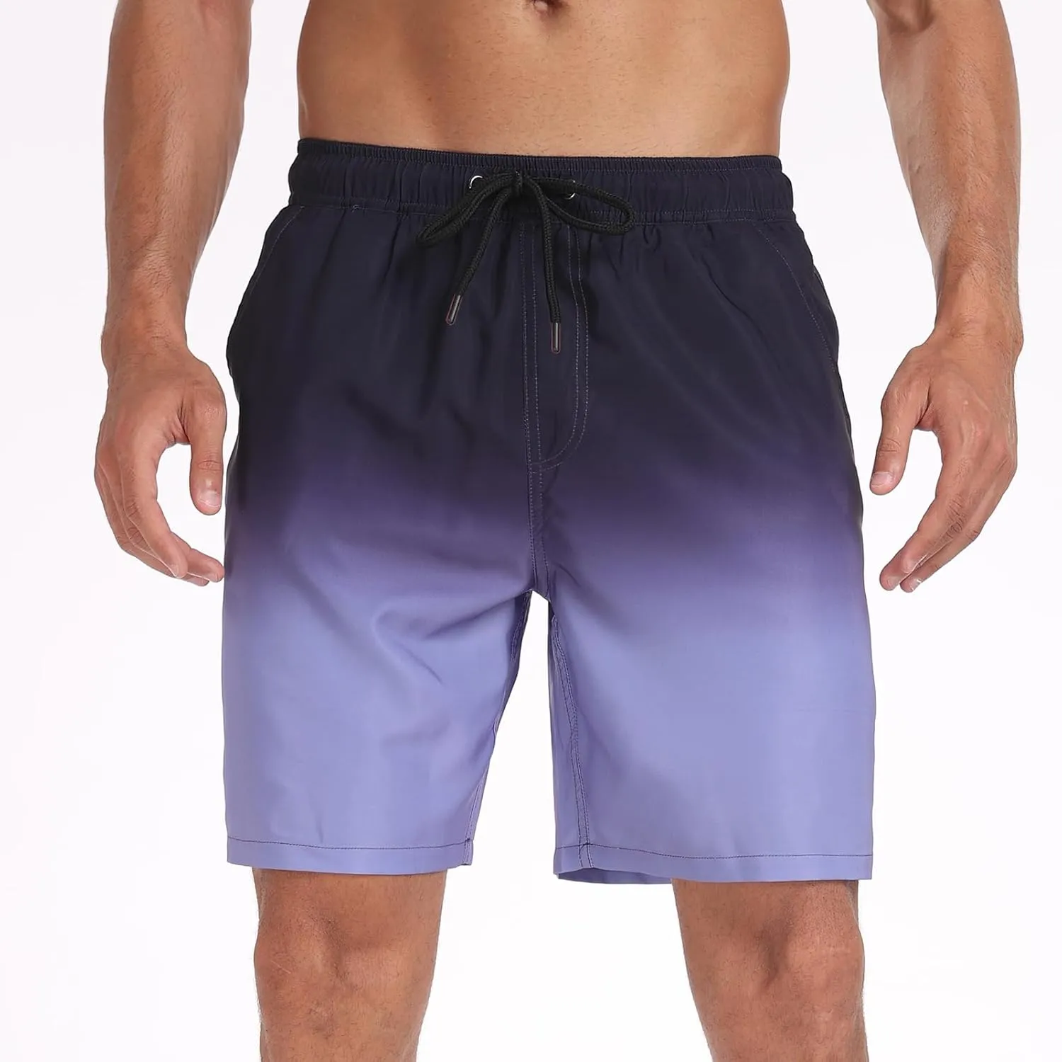 Mens Swim Trunks with Compression Liner 7 inch Inseam Bathing Suit Swim Shorts Men