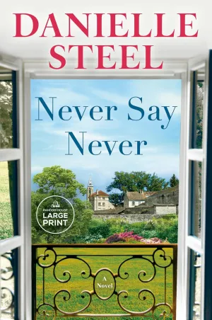 Never Say Never: A Novel Paperback  Large Print, January 7, 2025