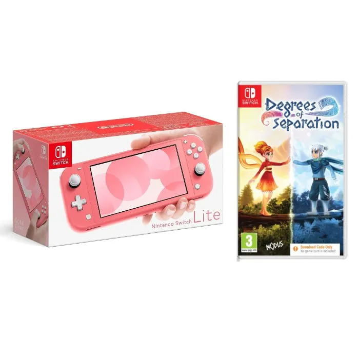 Nintendo Switch Lite Coral   Free Game