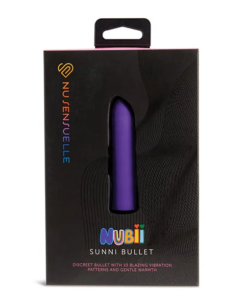 Nu Sensuelle Sunni Nubii Warming Bullet - Purple