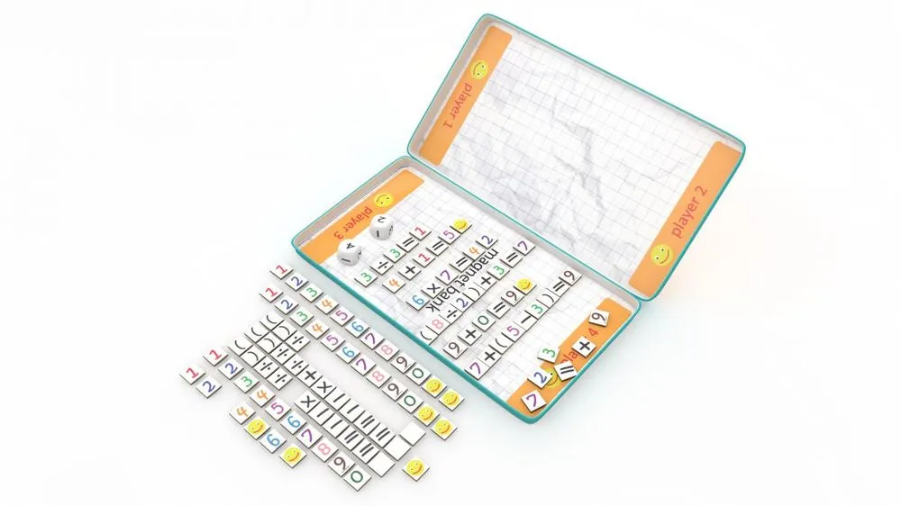 Purple Cow Magnetic Travel Game The Maths Game