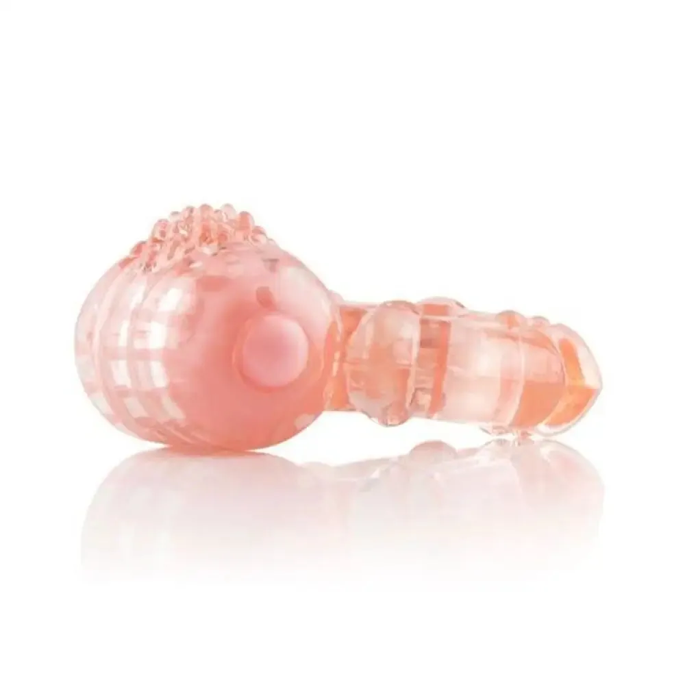 Screaming o Silicone Pink Super Stretchy Vibrating Cock Ring