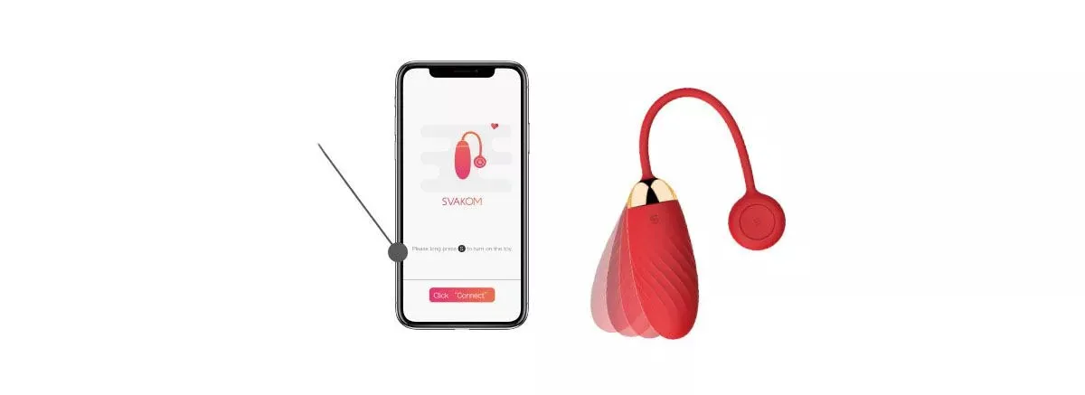 Svakom Ella Neo Red Interactive Vibrating Bullet