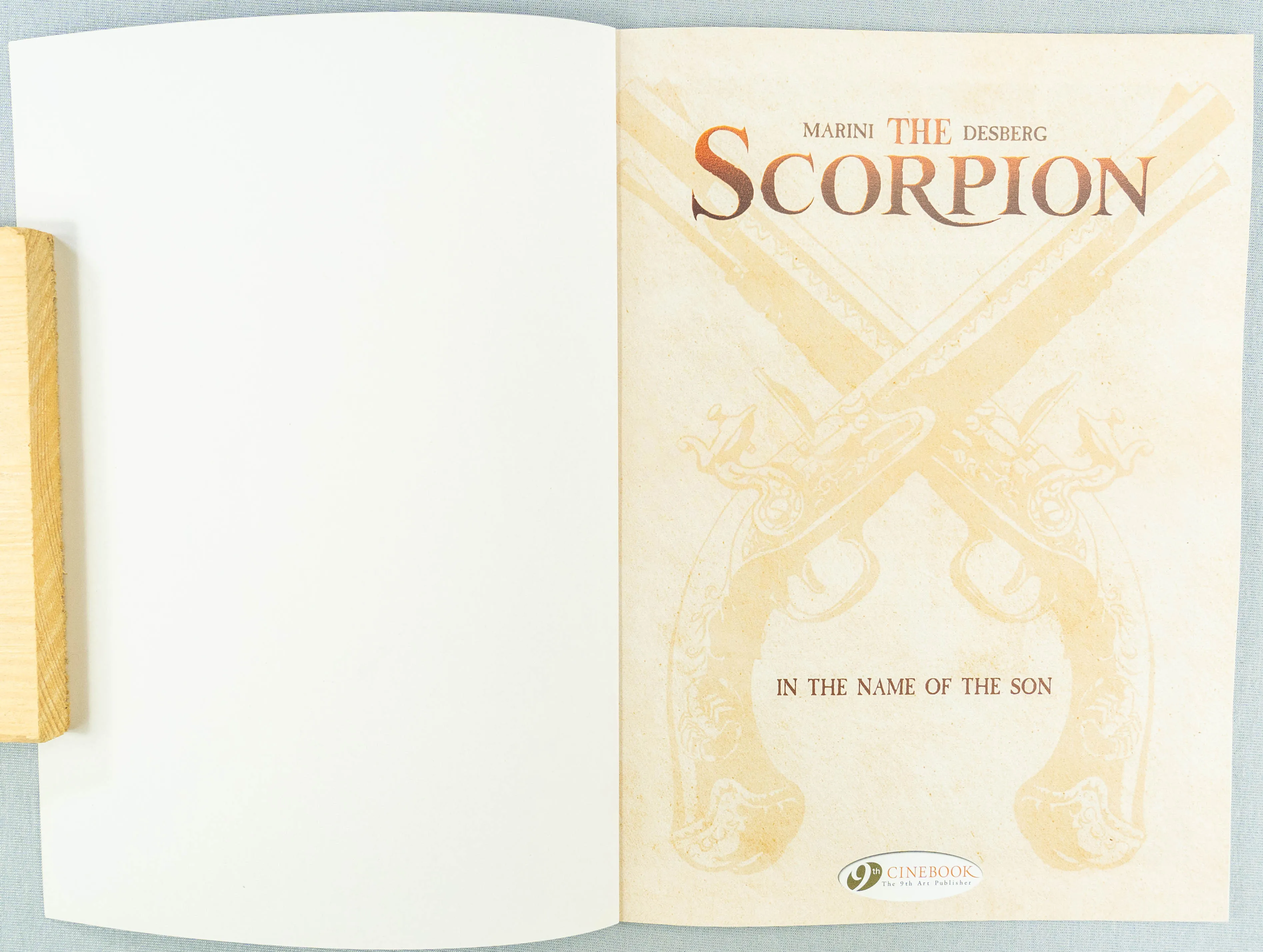 THE SCORPION Volume 8 In the Name of the Son Cinebook Paperback Comic Book by Marini / Desberg