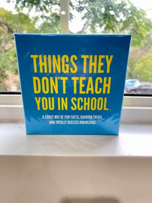 Trivia game-Things They Don’t Teach
